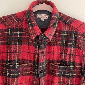 JCrew Wallace and Barnes red flannel shirt